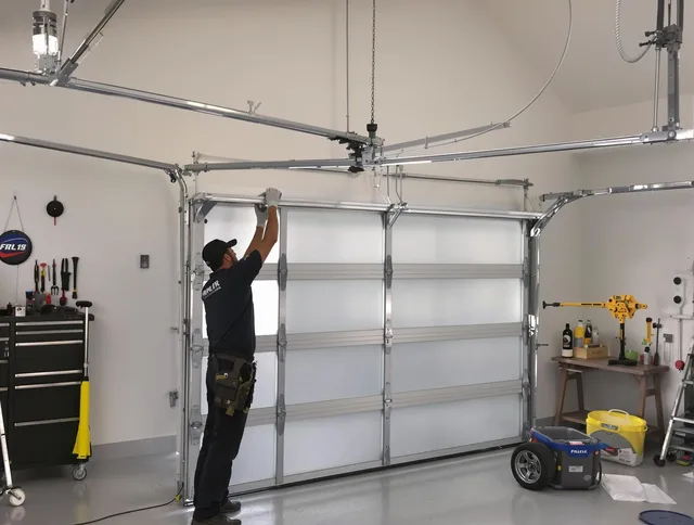 Walnut Garage Door Repair certified team performing precision garage door installation in Walnut