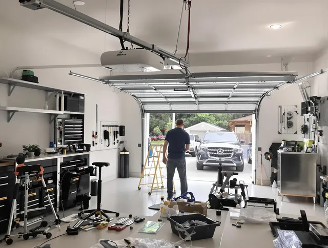 Garage door opener installation by Walnut Garage Door Repair in Walnut