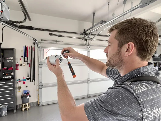 Garage door opener repair service by Walnut Garage Door Repair in Walnut